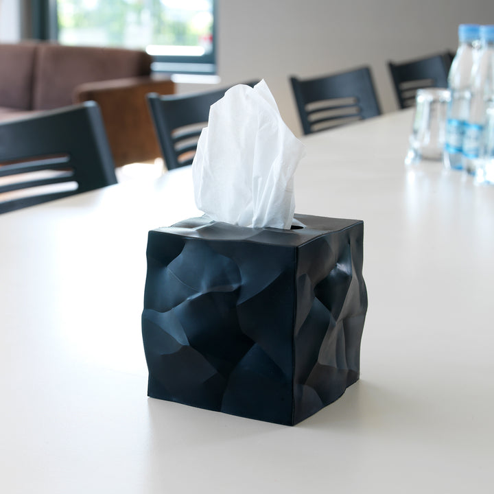 essey | wipy cube tissue box | black