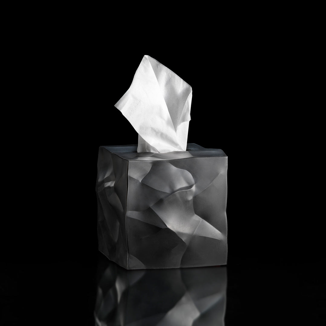 essey | wipy cube tissue box | black