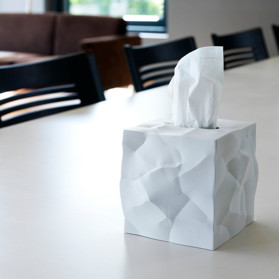 essey | wipy cube tissue box | white