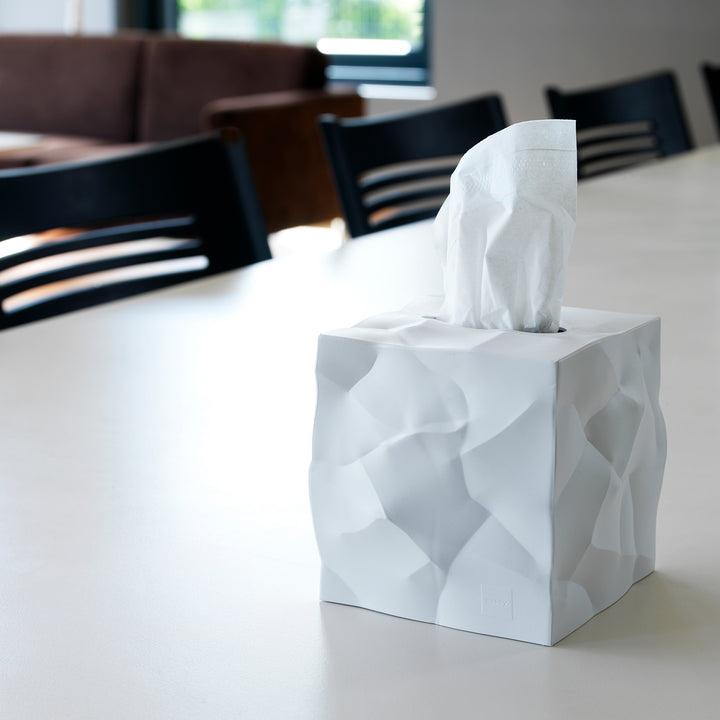 essey | wipy cube tissue box | white