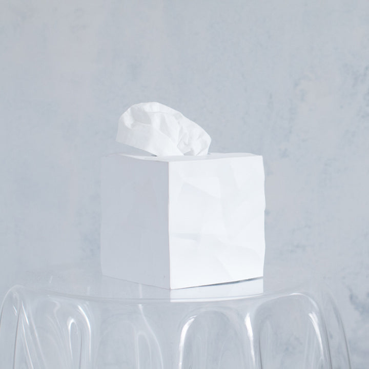 essey | wipy cube tissue box | white