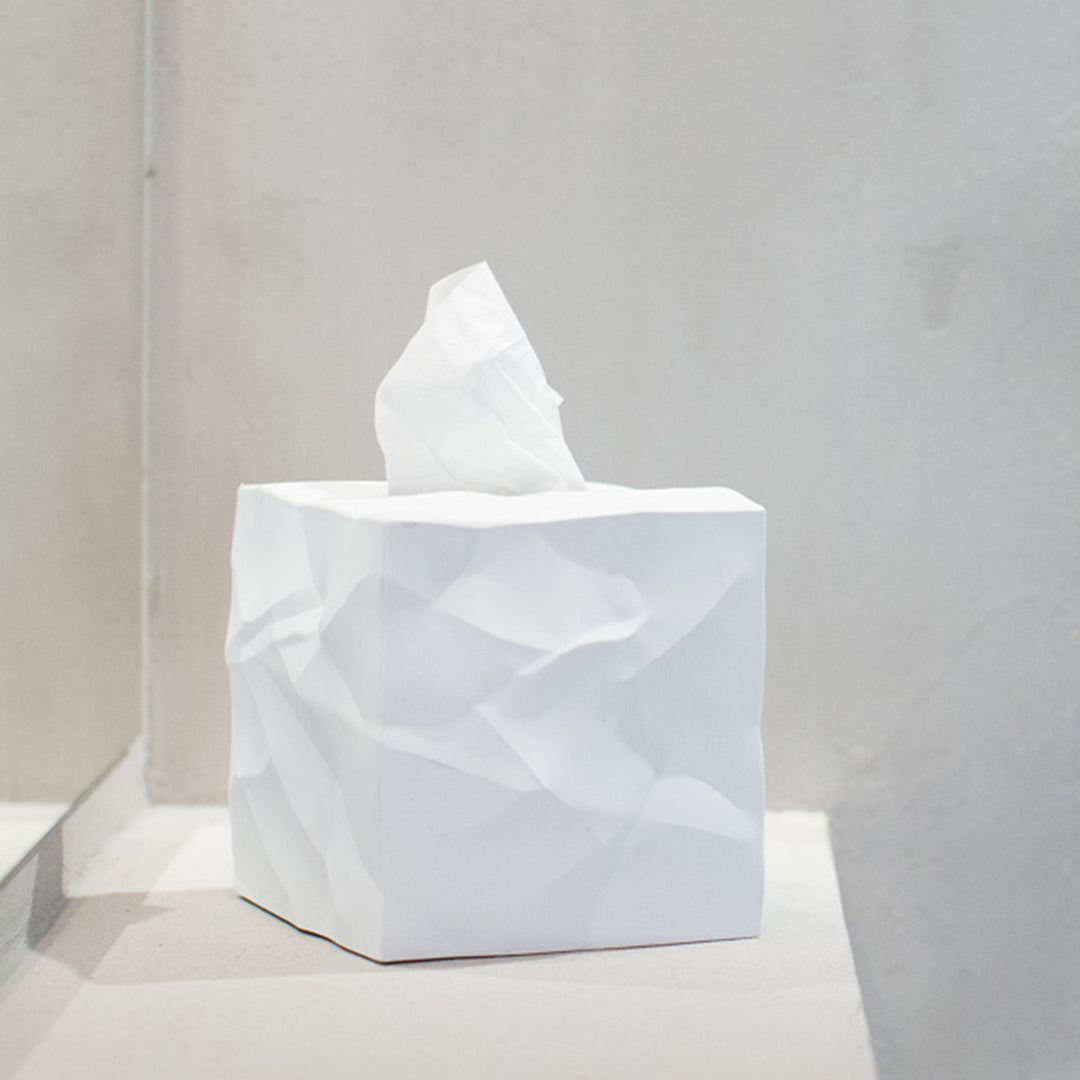 essey | wipy cube tissue box | white