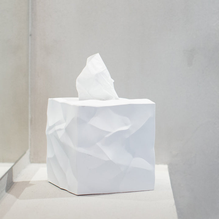 essey | wipy cube tissue box | white