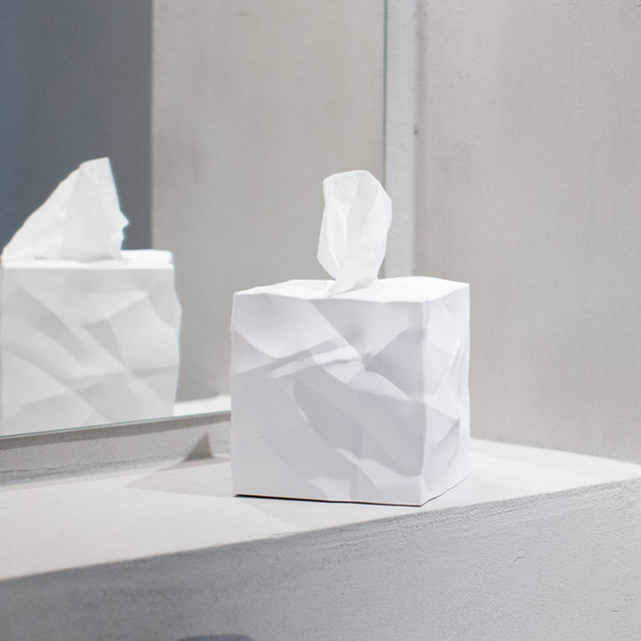 essey | wipy cube tissue box | white