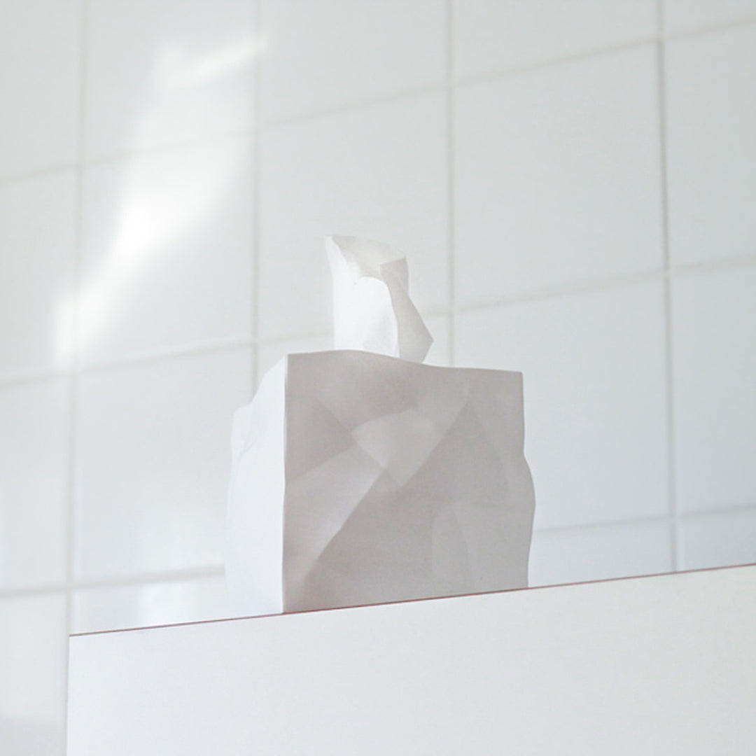 essey | wipy cube tissue box | white