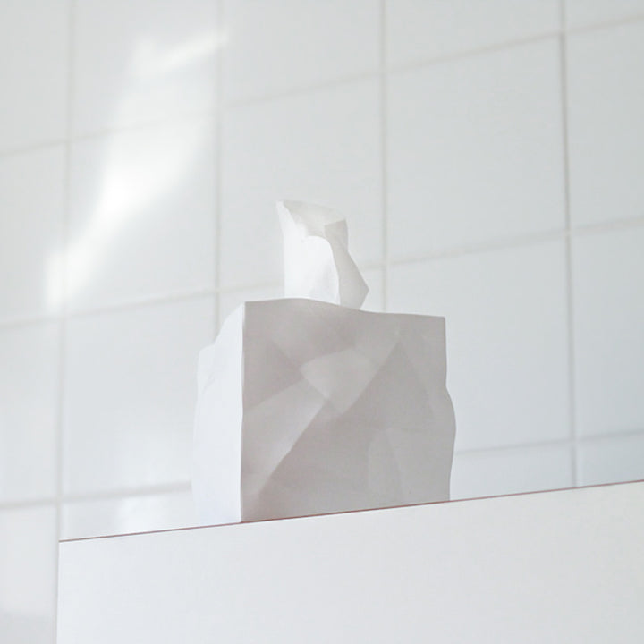 essey | wipy cube tissue box | white