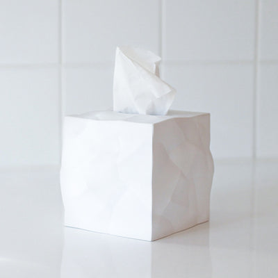 essey | wipy cube tissue box | white