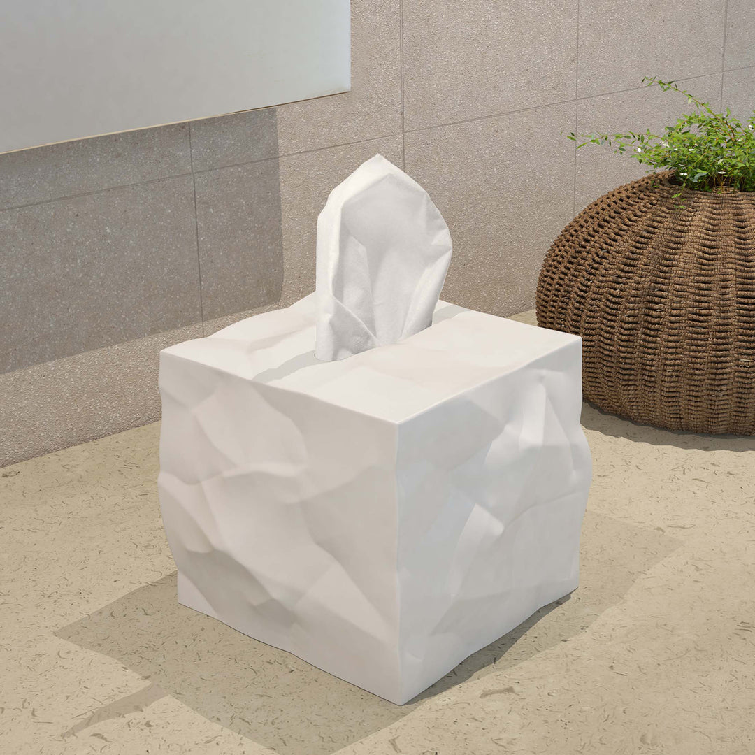 essey | wipy cube tissue box | white