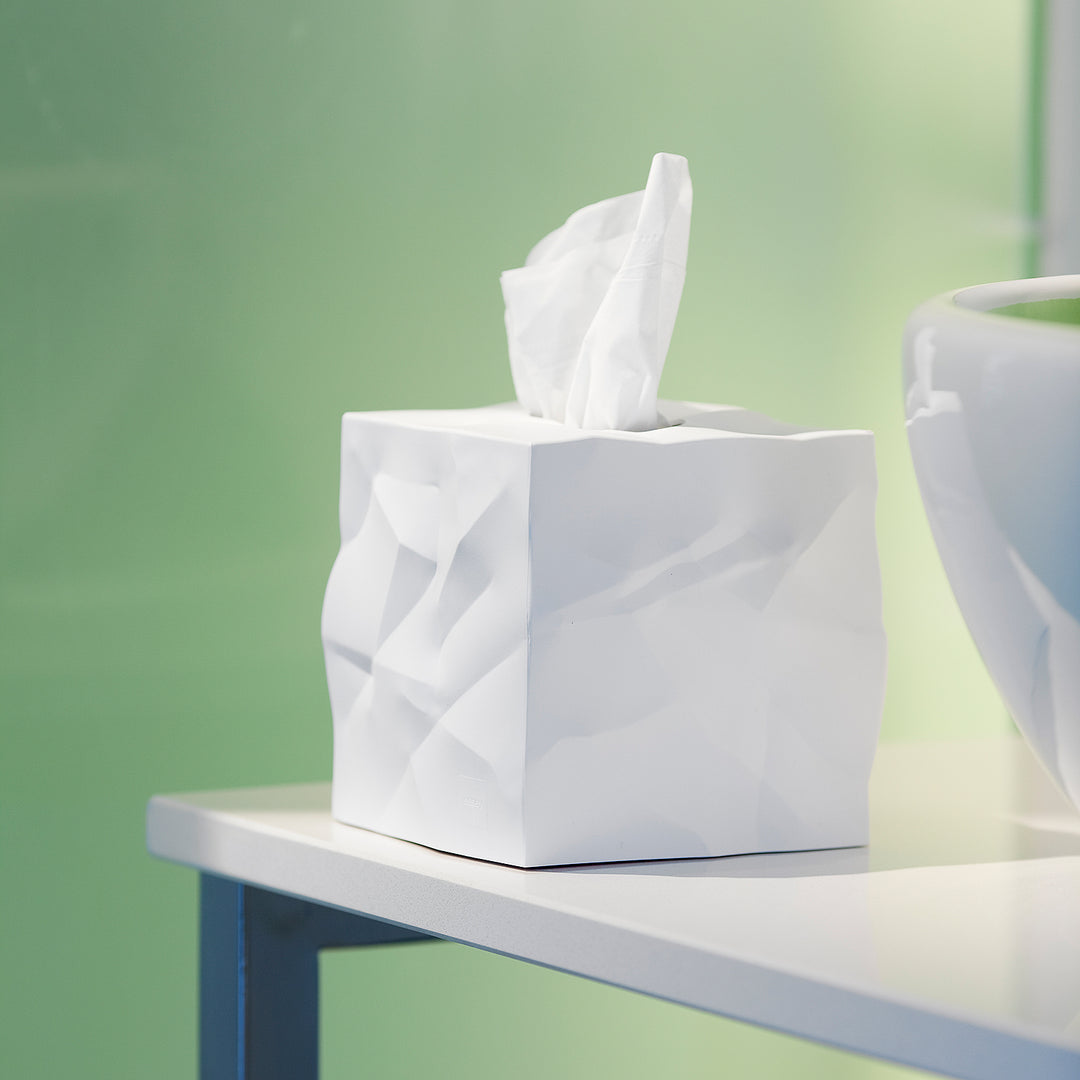 essey | wipy cube tissue box | white