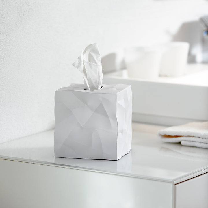 essey | wipy cube tissue box | white