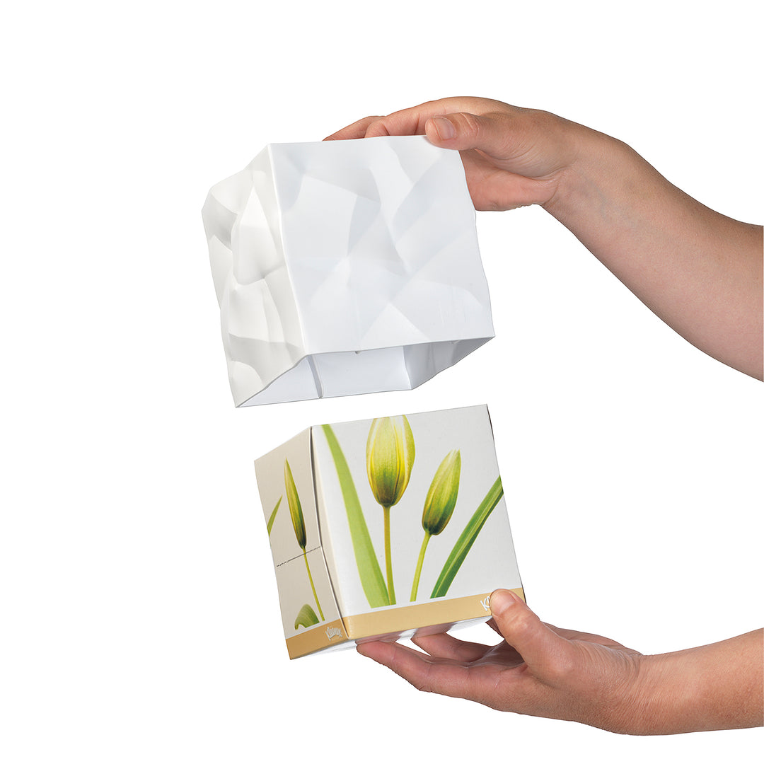 essey | wipy cube tissue box | white