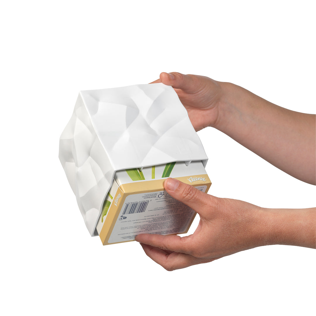 essey | wipy cube tissue box | white