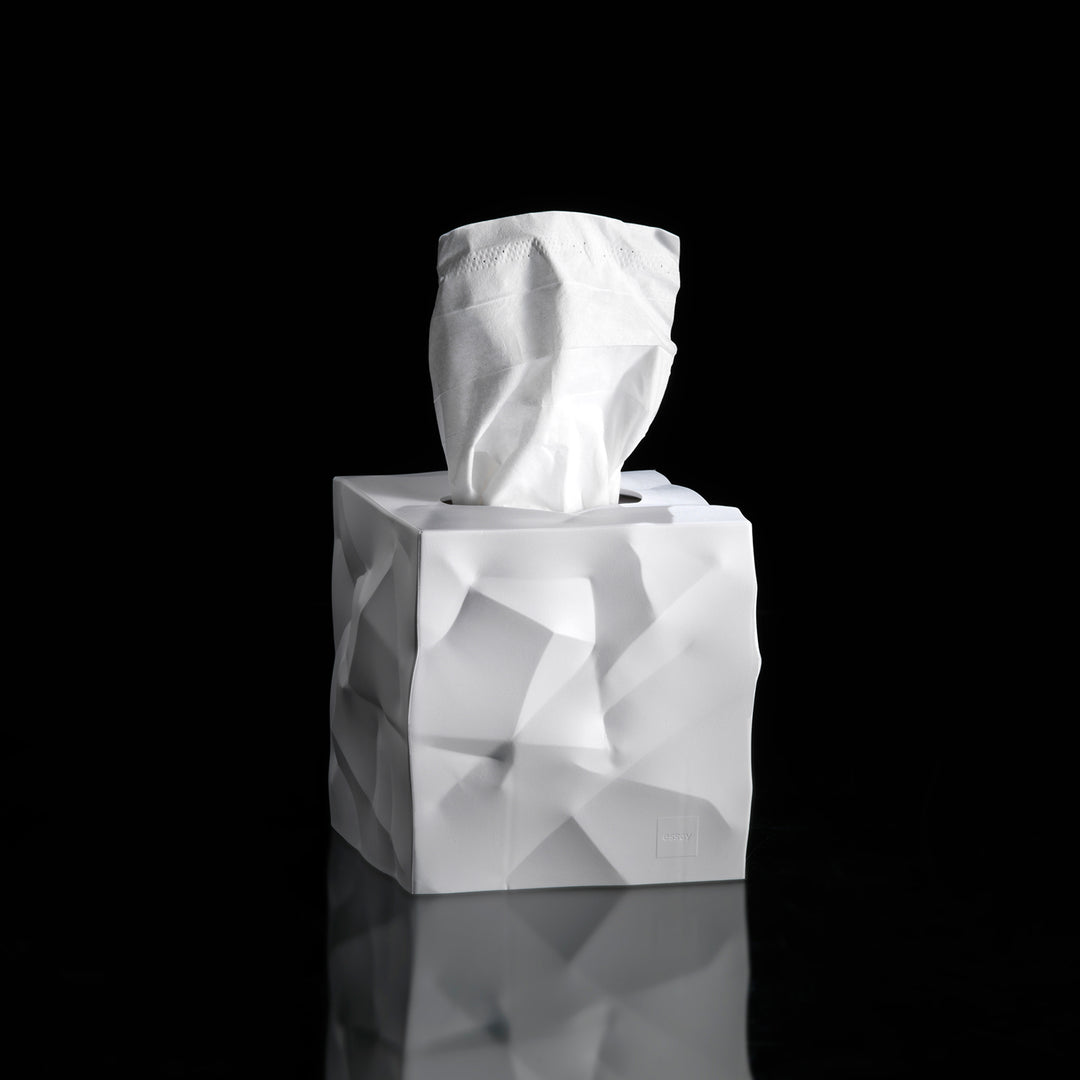 essey | wipy cube tissue box | white