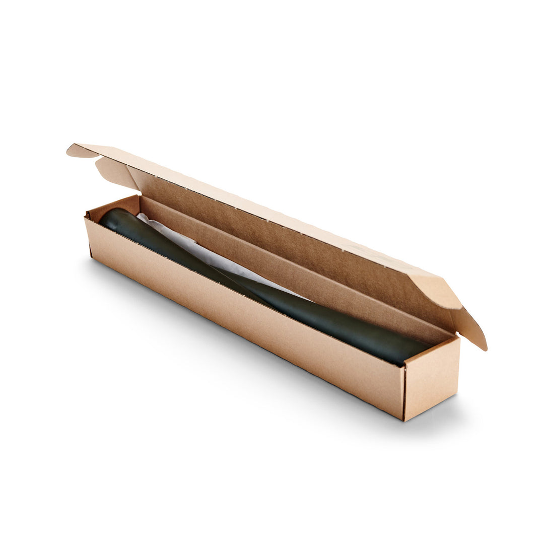 ester & erik | cone candle gift box | set of 2 | pure white 25cm