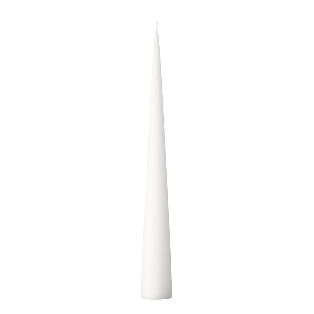 ester & erik | cone candle gift box | set of 2 | pure white 37cm