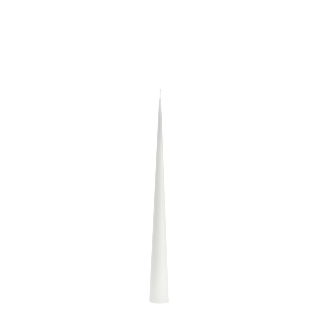 ester & erik | cone candle gift box | set of 2 | pure white 25cm