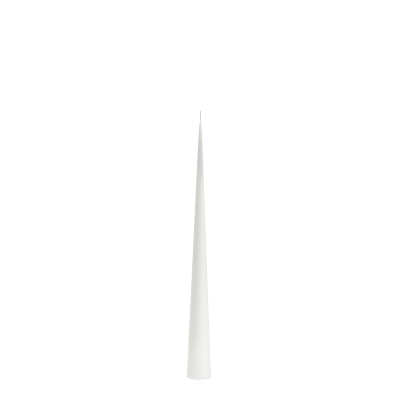 ester & erik | cone candle gift box | set of 2 | pure white 25cm