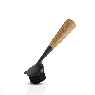 eva solo | dish brush nylon | oak + black