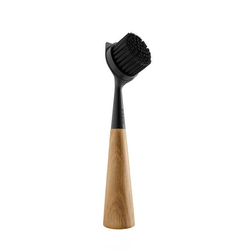 eva solo | dish brush nylon | oak + black