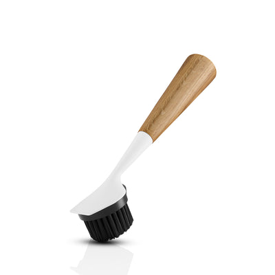 eva solo | dish brush nylon | oak + white