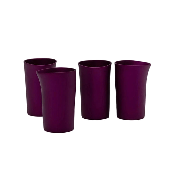 fink | beakers | set of 4 | purple matte