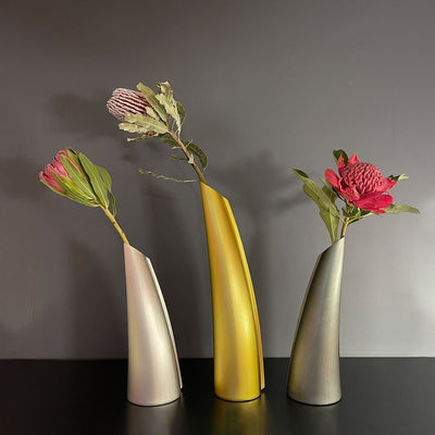 fink | single stem vase | charcoal medium