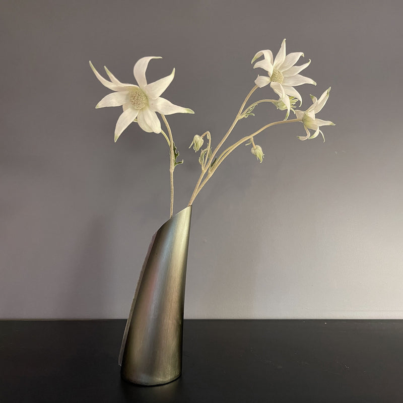 fink | single stem vase | silver small