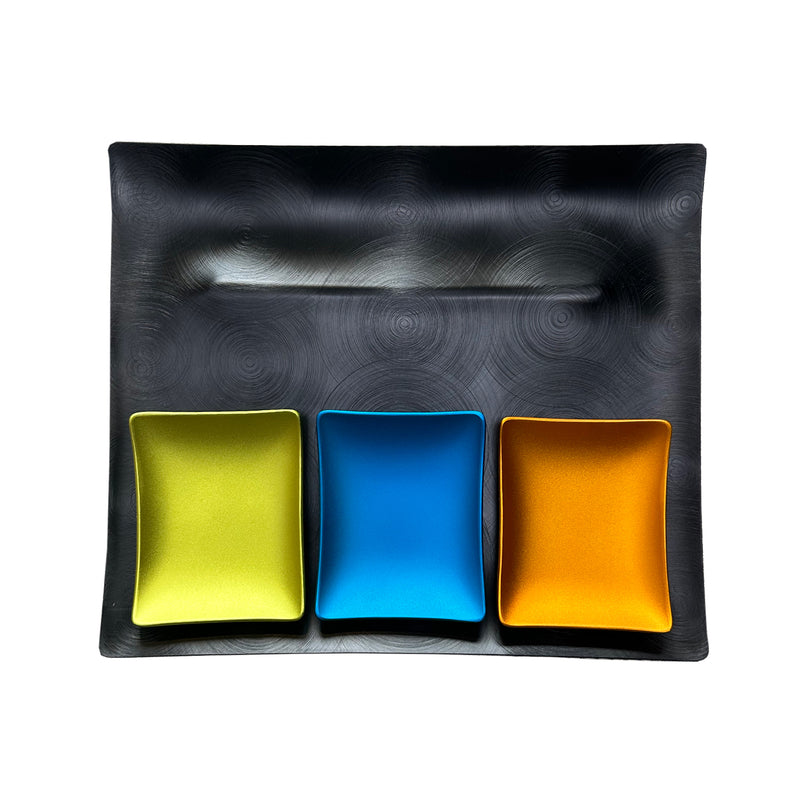 fink | tapas condiment tray | orange