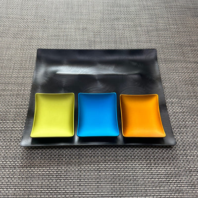 fink | tapas condiment tray | orange