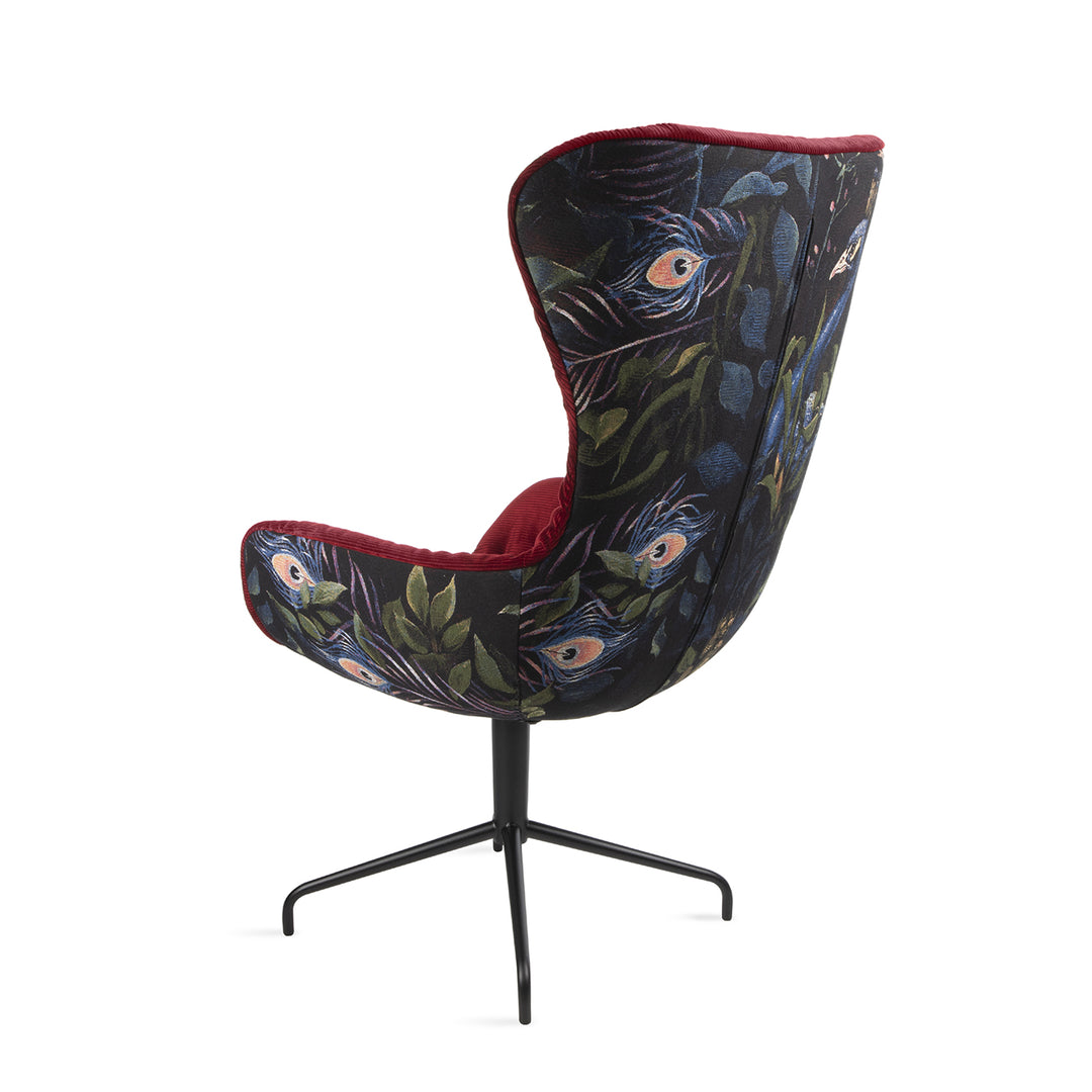 freifrau | leya grand wingback chair | star base | riga theatre + gobelin oasis
