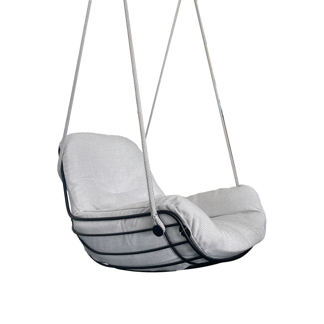 freifrau | leyasol outdoor lounge swing seat | lopi ash + black frame