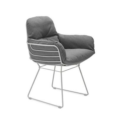 freifrau | leyasol outdoor armchair high | lopi beldi + white frame