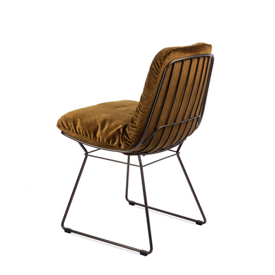 freifrau | leyasol chair | natte heather grey + steel bronze glaze frame