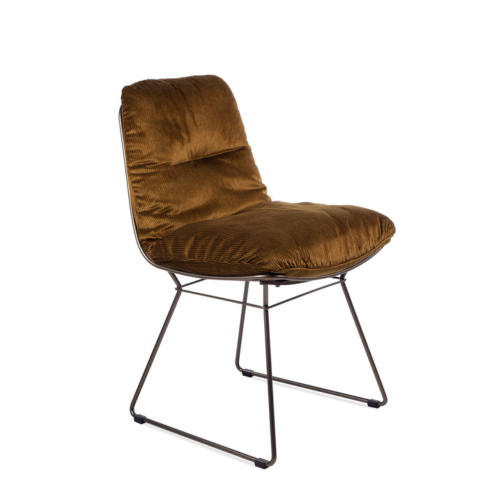freifrau | leyasol chair | natte heather grey + steel bronze glaze frame