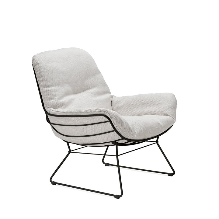freifrau | leyasol outdoor lounge chair | lopi ash + black frame