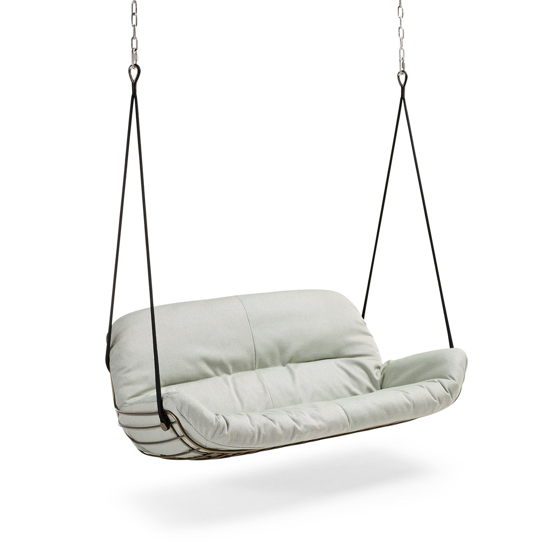 freifrau | leyasol outdoor lounge couch double swing seat | lopi ash