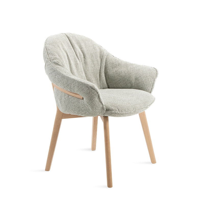 freifrau | marie armchair | maple 202 + wooden frame