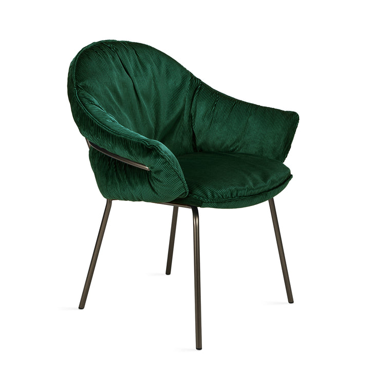 freifrau | marie armchair | riga sapin + steel bronze glaze frame