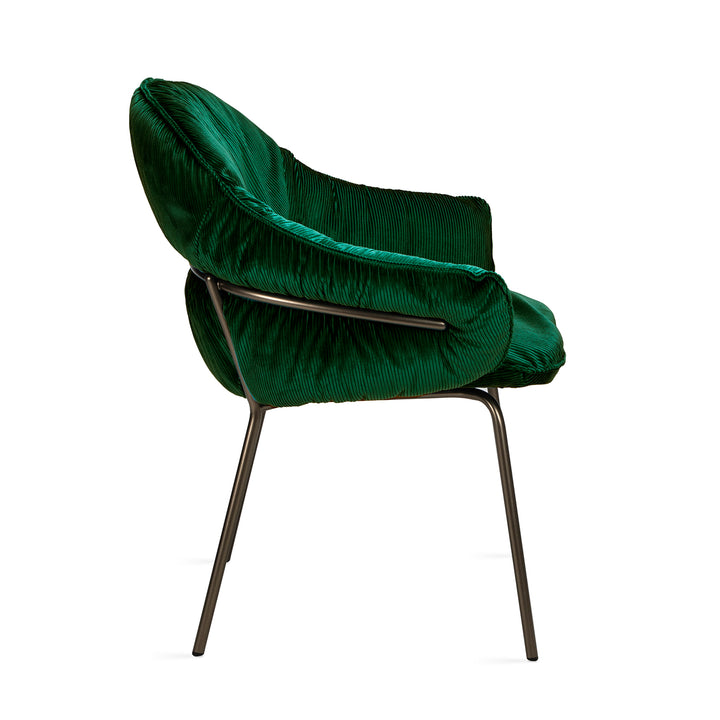 freifrau | marie armchair | riga sapin + steel bronze glaze frame