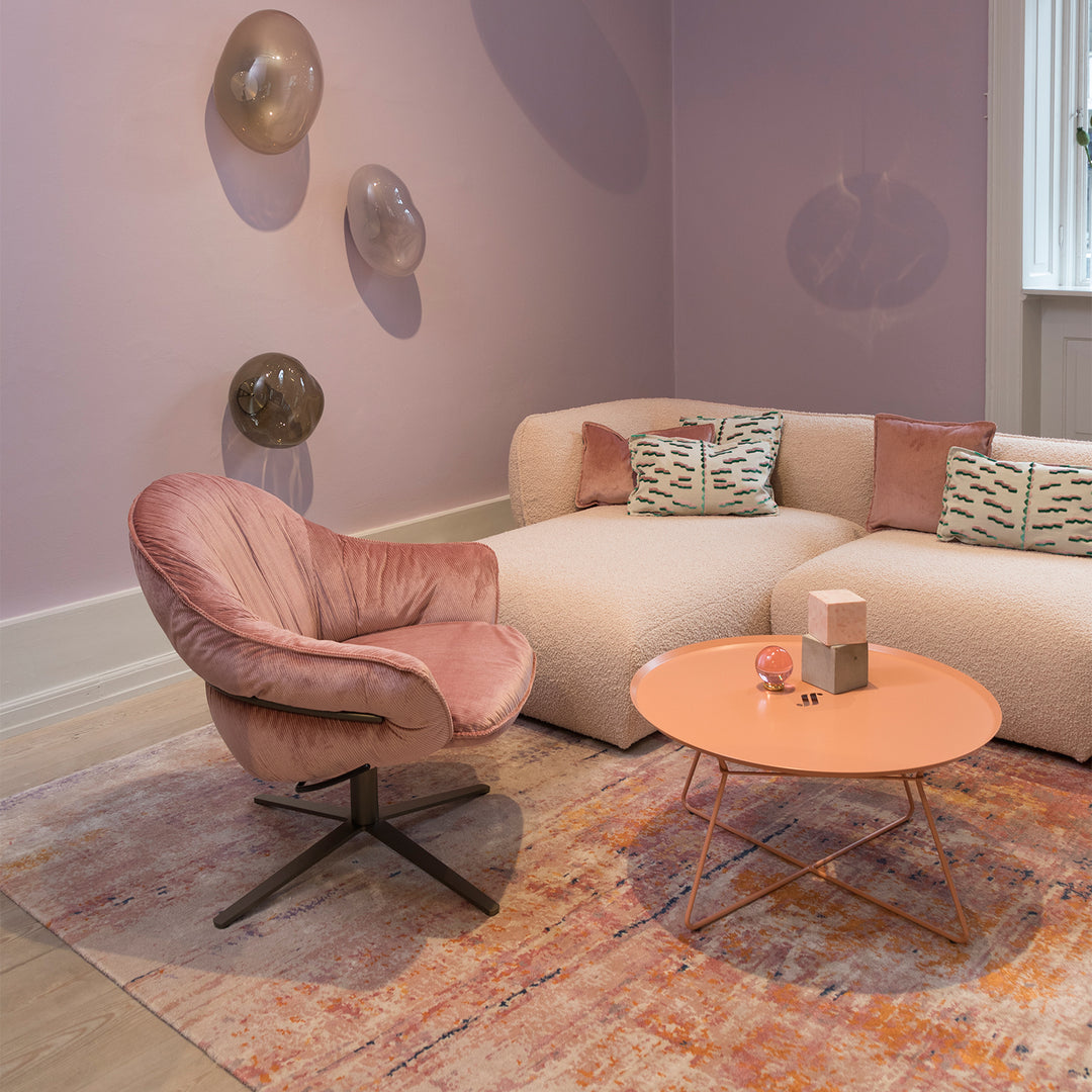 freifrau | marie lounge chair | x-base frame | adamo + eva tabacco