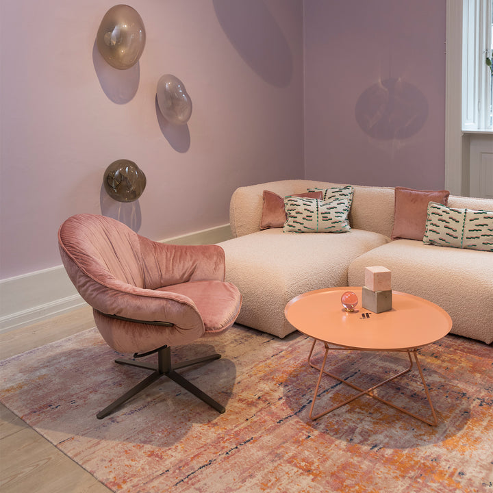 freifrau | marie lounge chair | x-base frame | adamo + eva tabacco