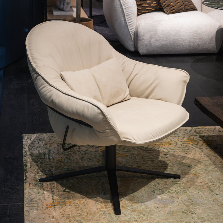 freifrau | marie lounge chair | x-base frame | adamo + eva tabacco