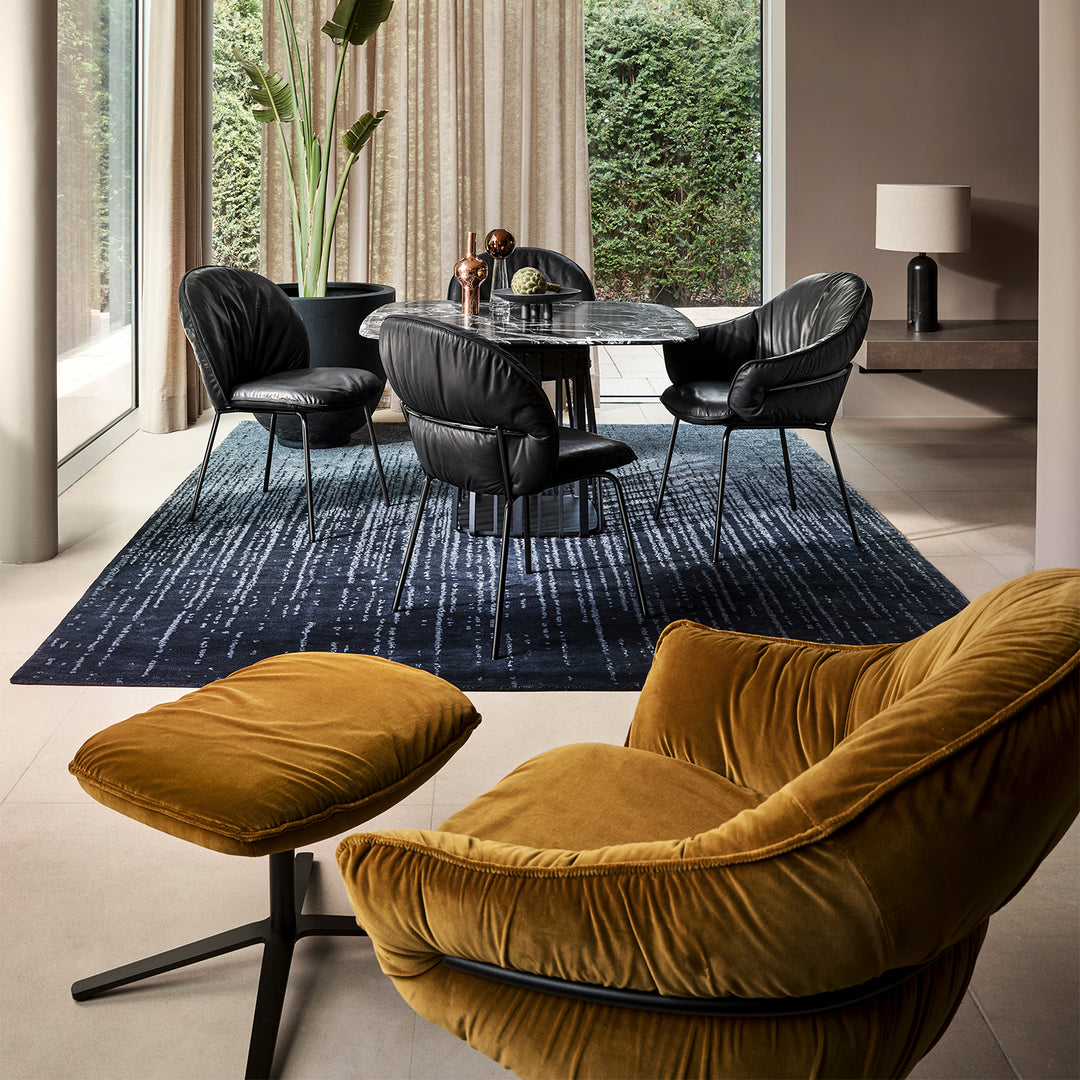 freifrau | marie lounge chair | x-base frame | adamo + eva tabacco