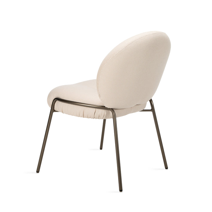 freifrau | nana outdoor chair | lopi fabric + steel bronze glaze frame
