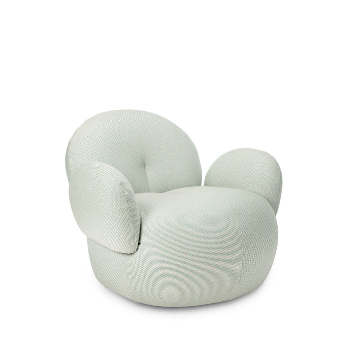 freifrau | nana outdoor love seat petite | lopi fabric