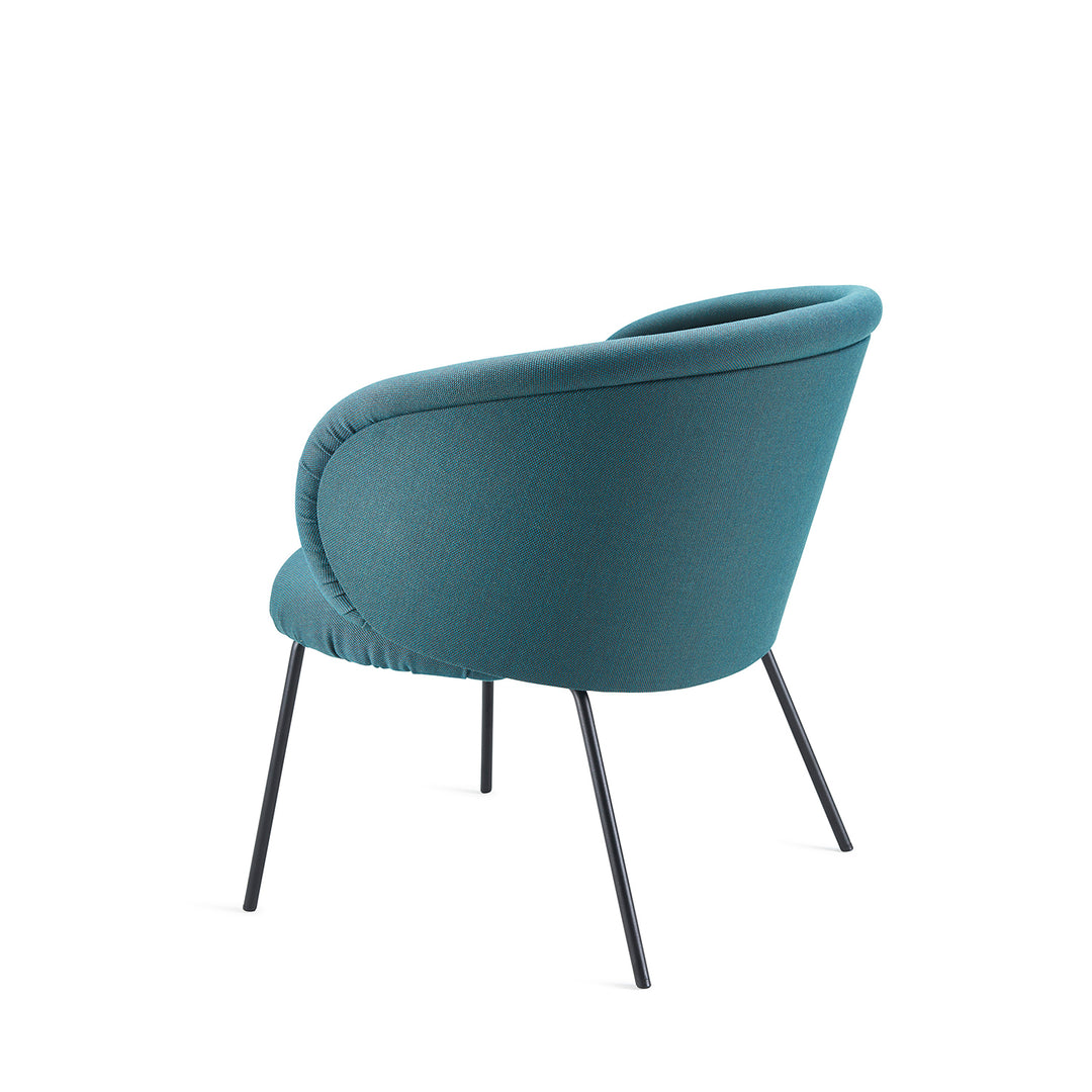 freifrau | ona cocktail armchair |  Vidar 472 + steel frame slate grey