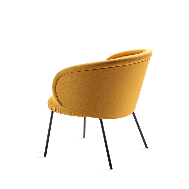 freifrau | ona cocktail armchair |  Vidar 472 + steel frame slate grey