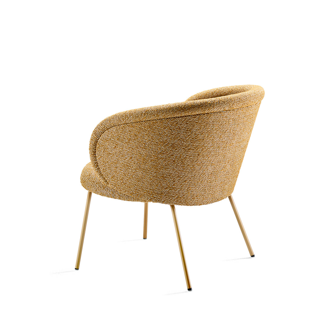 freifrau | ona cocktail armchair |  Vidar 472 + steel frame slate grey