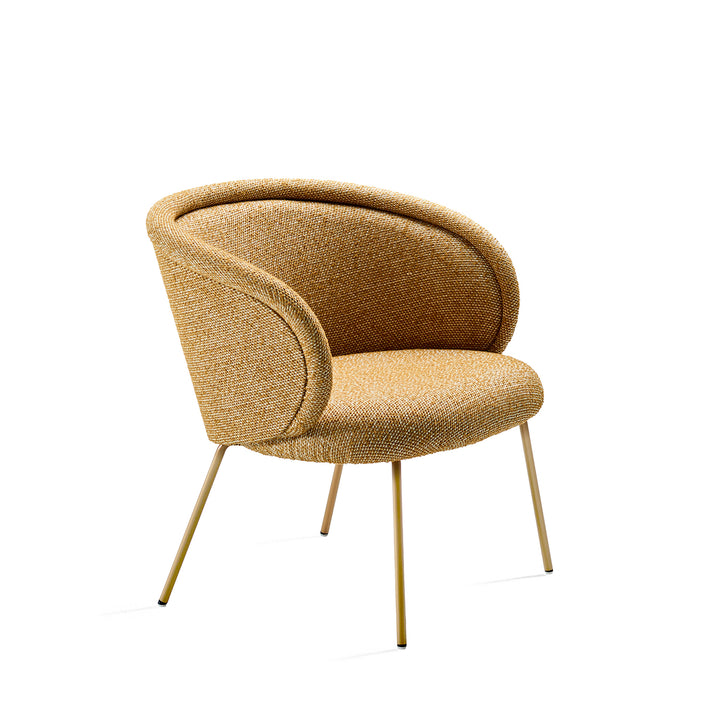 freifrau | ona cocktail armchair |  Vidar 472 + steel frame slate grey