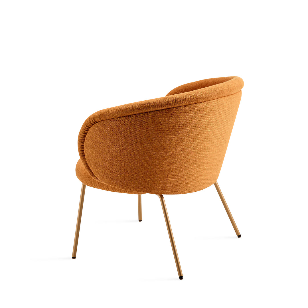 freifrau | ona cocktail armchair |  Vidar 472 + steel frame slate grey